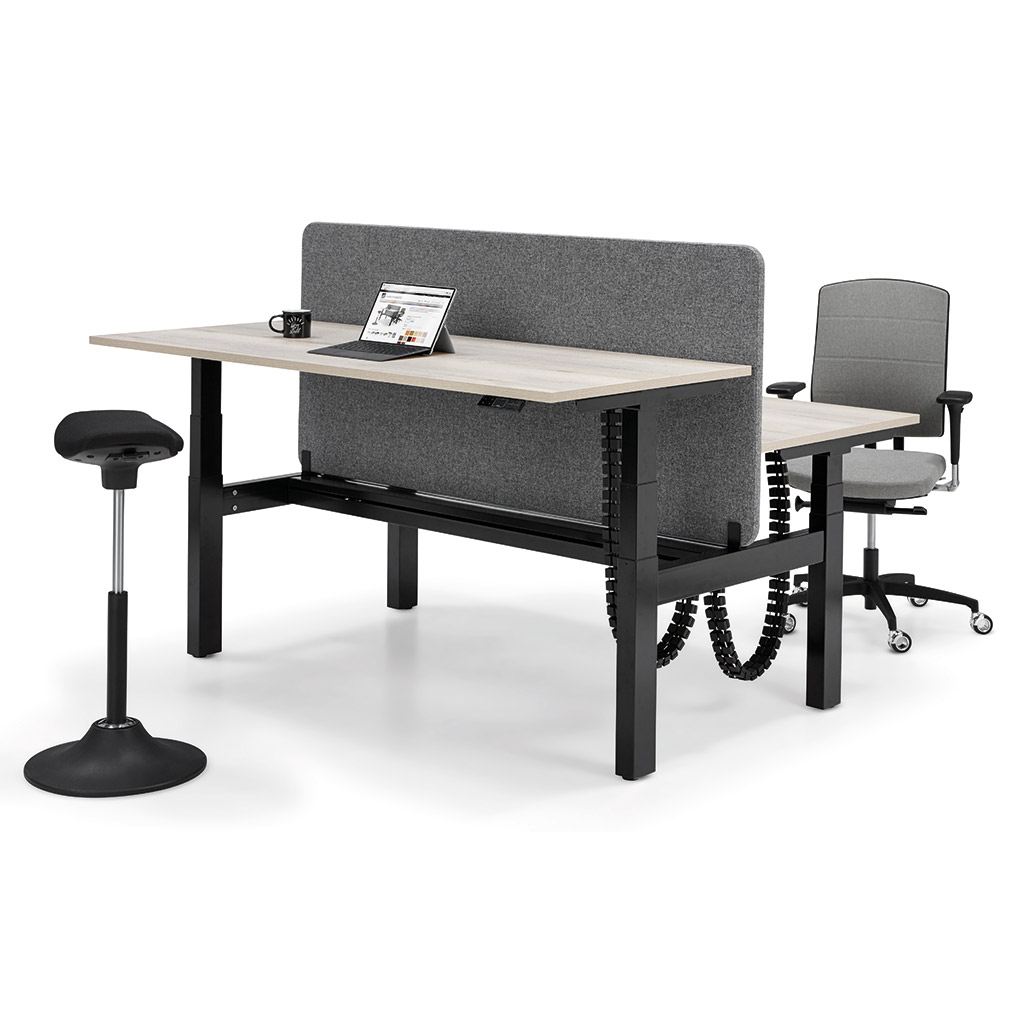 Work Out - Elektrische Zit-Sta H-Bench afbeelding