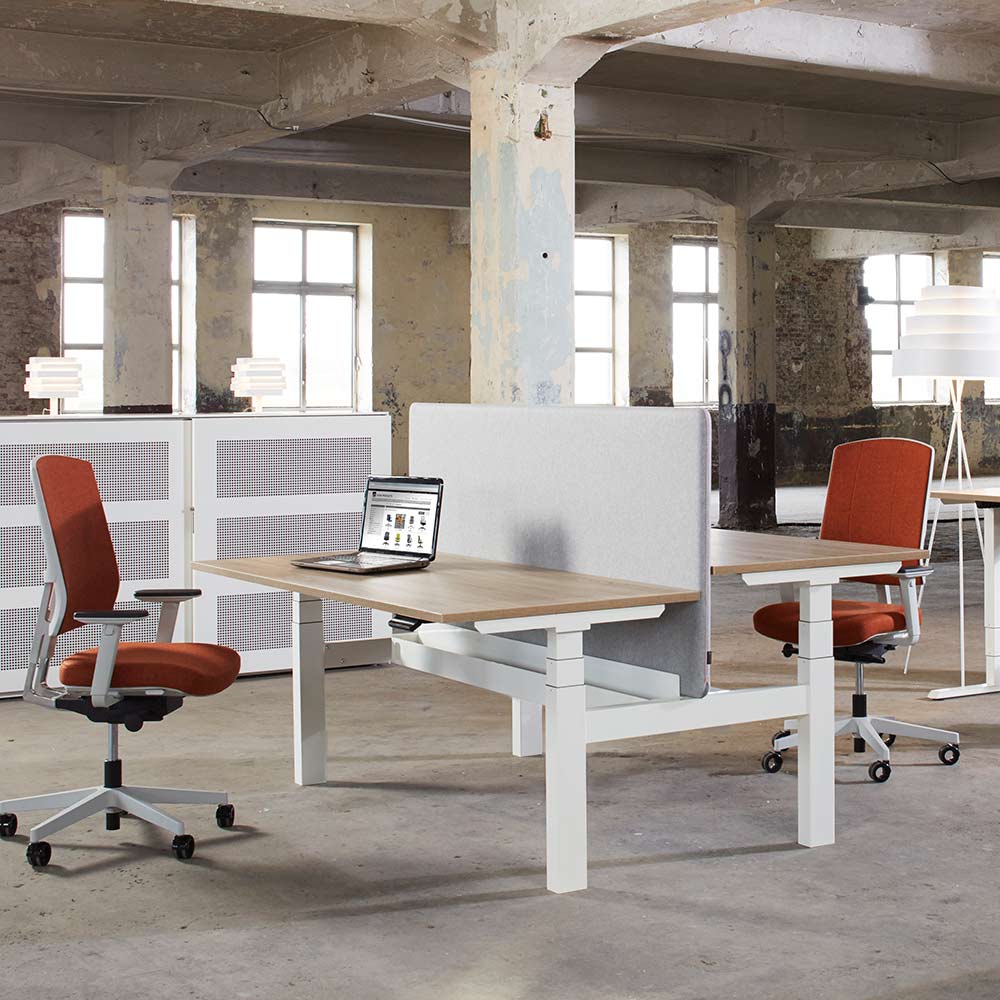 Work Out - Elektrische Zit-Sta H-Bench afbeelding