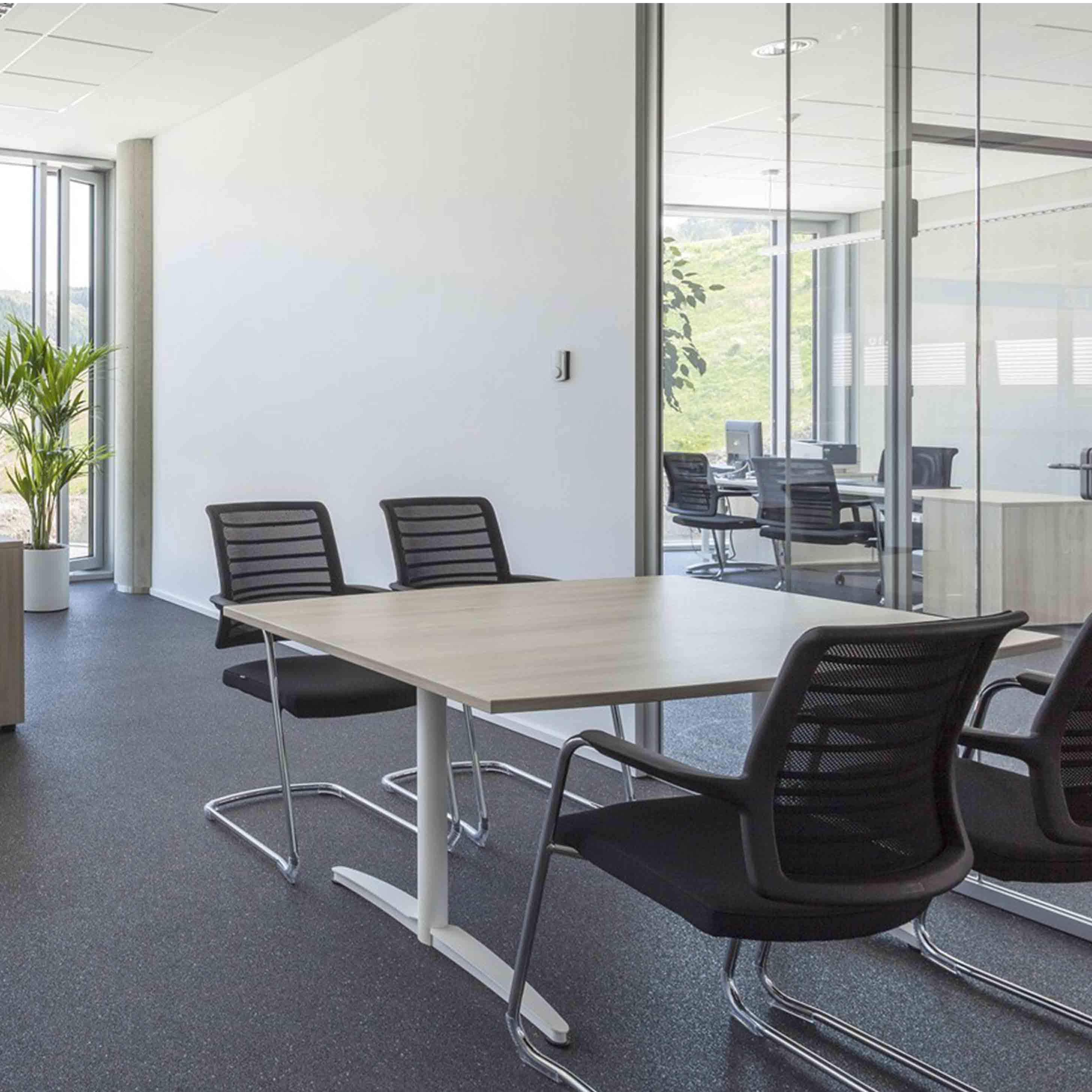 Palmberg vergadertafel Conference Met Blad overstek afbeelding