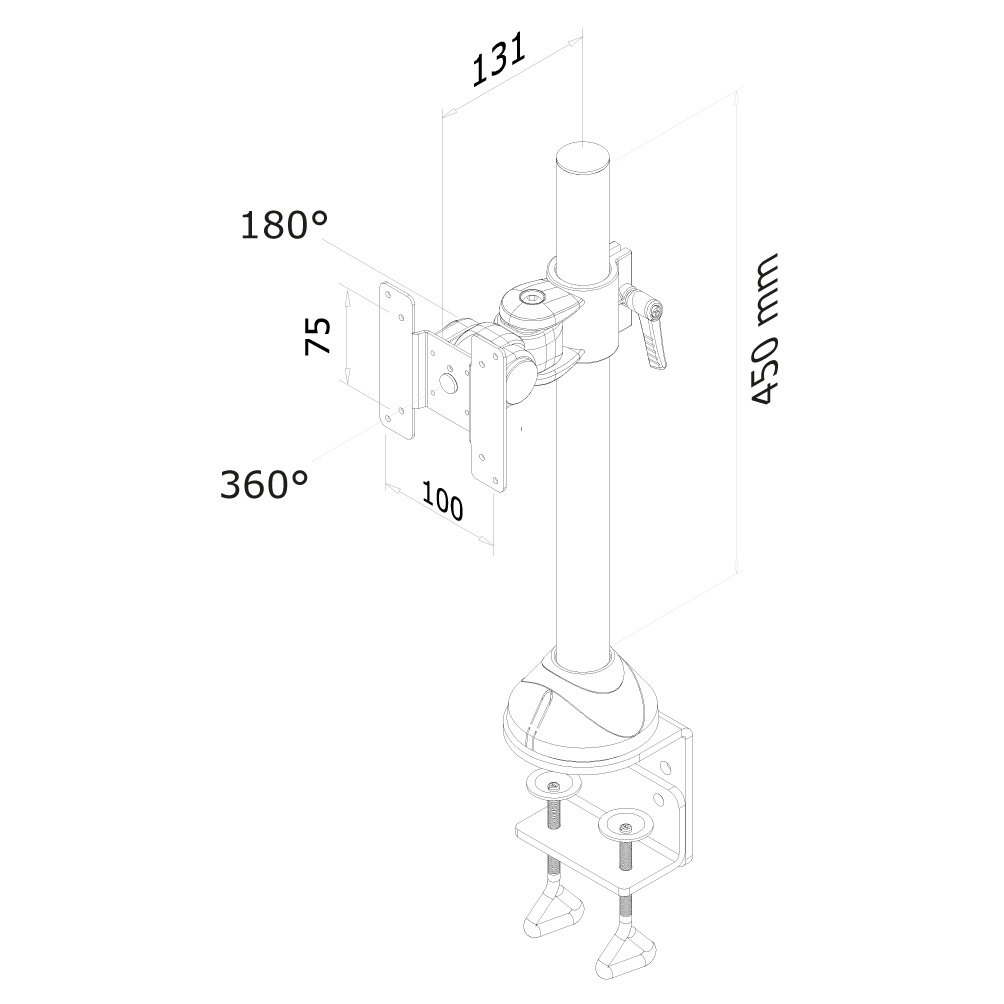 Monitorarm 965 afbeelding