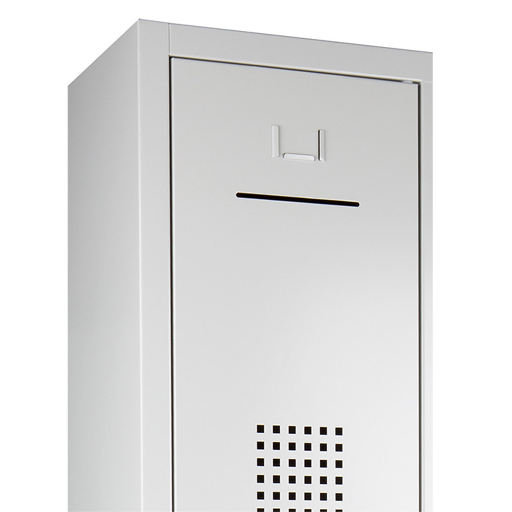 Garderobekast WRC 2 PERFO | Staand op sokkel afbeelding