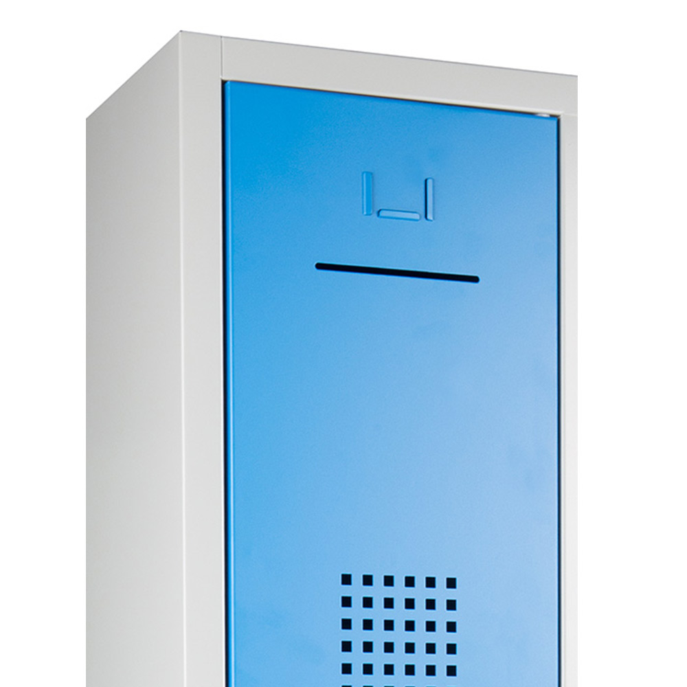 Garderobekast WRC 2 PERFO | Staand op sokkel afbeelding