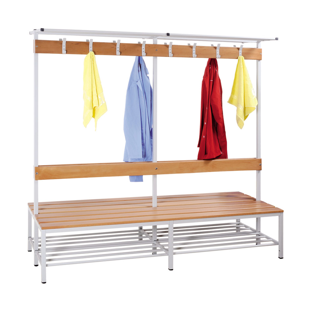 Kleedkamerbank Dubbel afbeelding