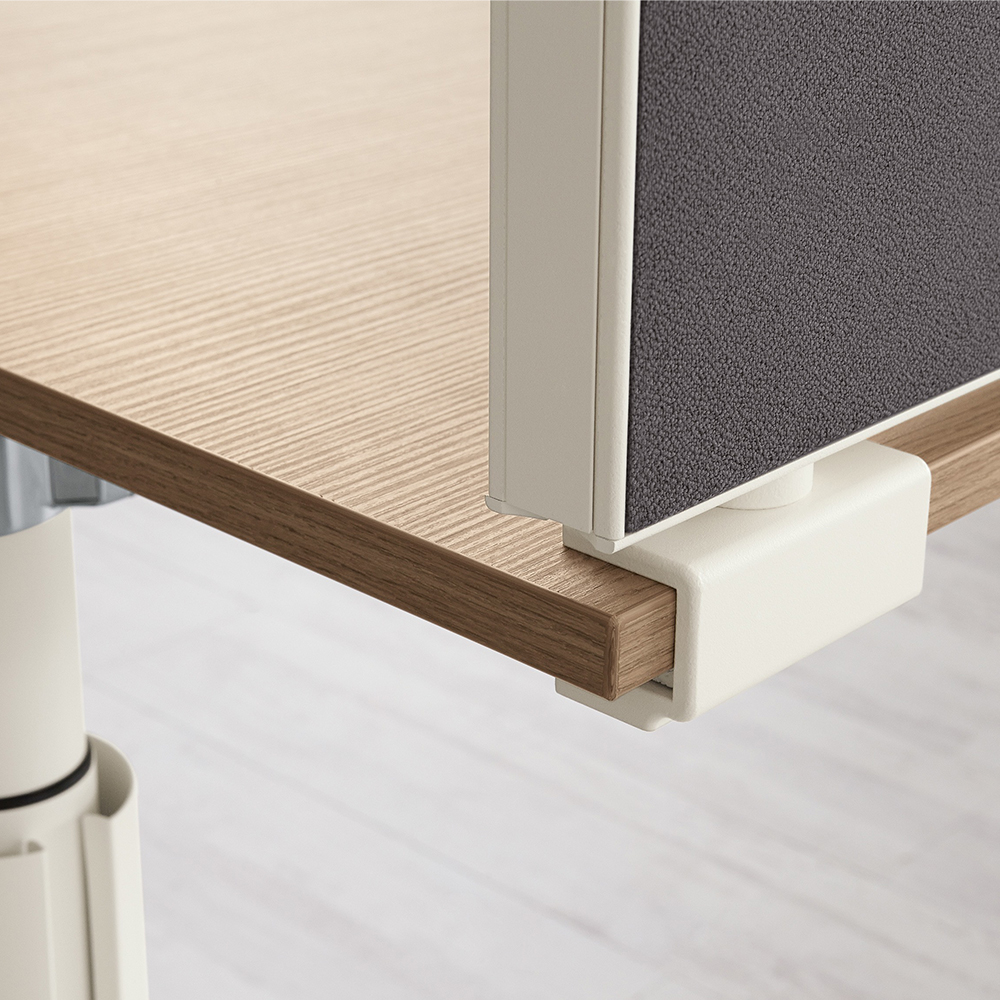 Terio Plus Akoestisch Bureaupaneel Met Accessoirerails afbeelding