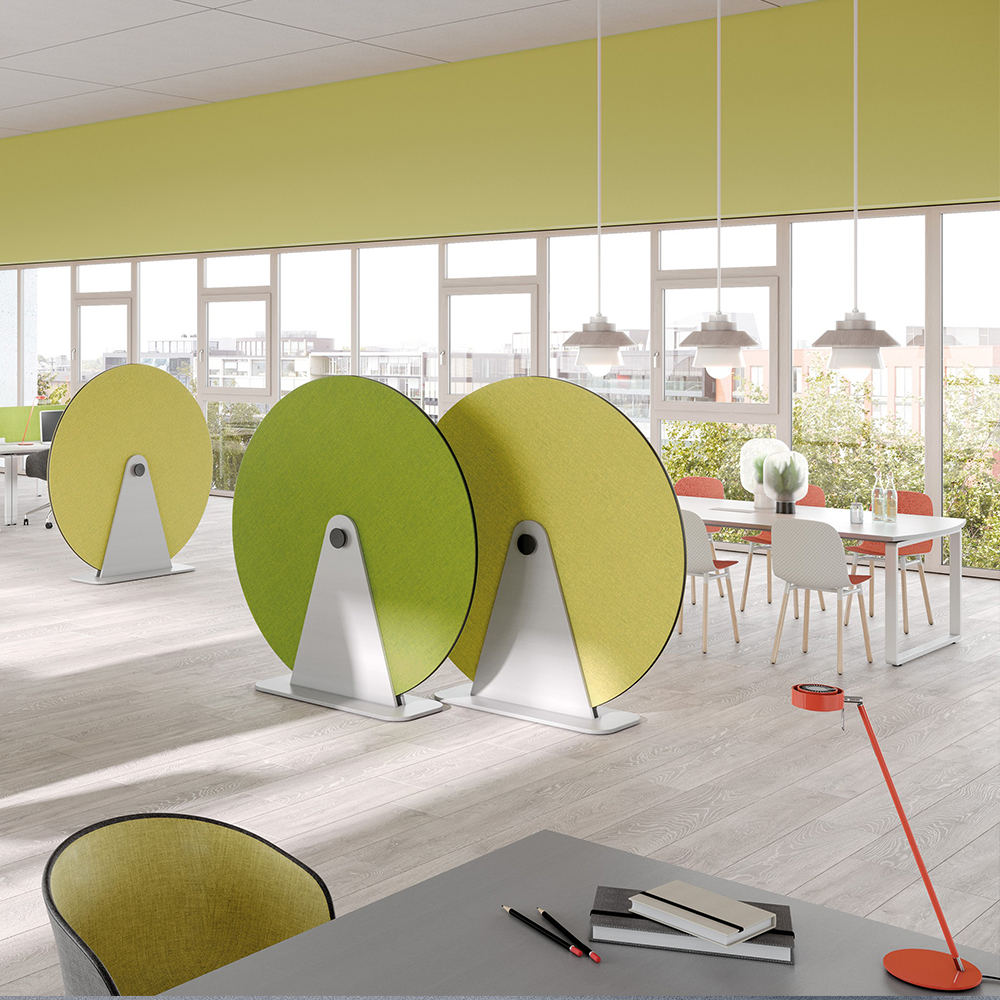 Akoestische roomdivider Disc afbeelding