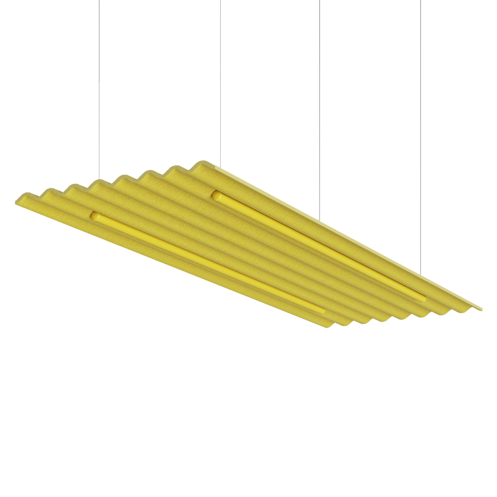 De Vorm plafondpaneel Mute Flow Floating afbeelding