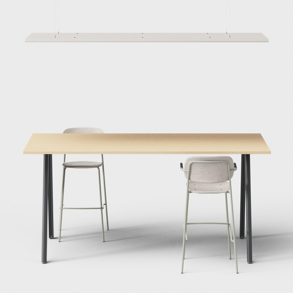 De Vorm plafondpaneel Mute Flow Floating afbeelding