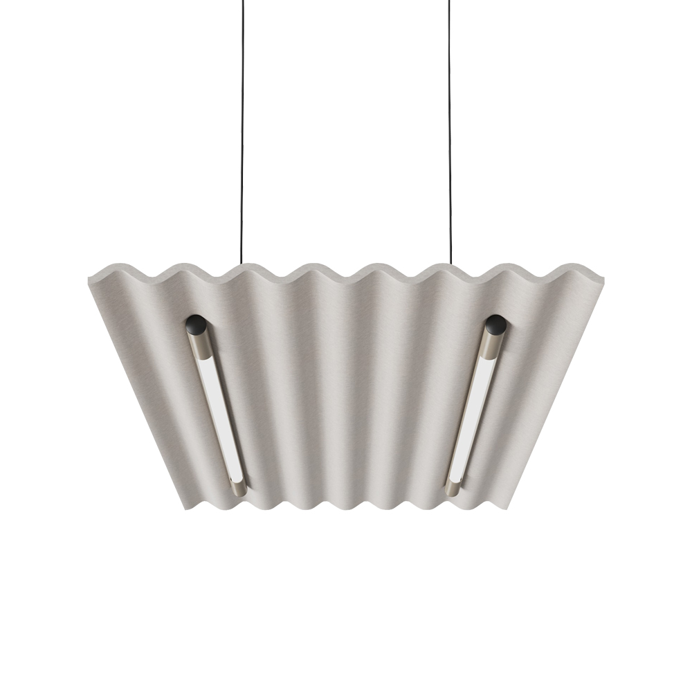 De Vorm plafondpaneel Mute Flow Floating Light afbeelding