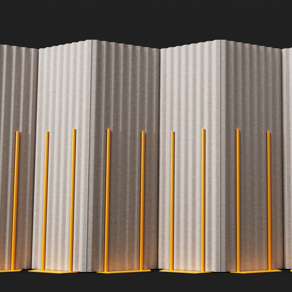 De Vorm roomdivider Mute Flow afbeelding