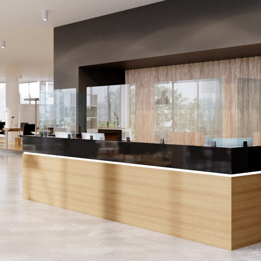 Barrio Hygiene Wand Met Uitsparing - Acryl afbeelding