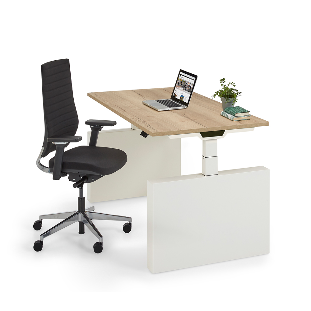 Work Out Pro - Elektrisch Zit-Sta Bureau Met Wangpoot afbeelding