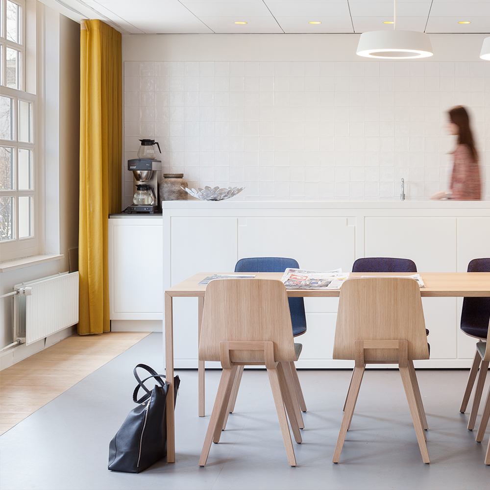 Houten Vergadertafel Slim afbeelding