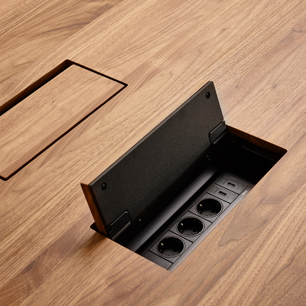 Houten tafel Grid Conference afbeelding