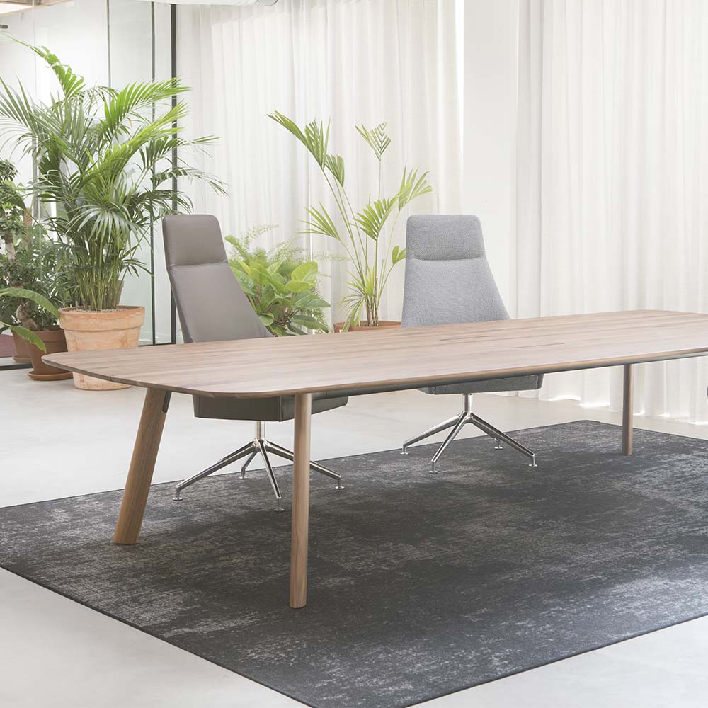 Houten tafel Grid Conference afbeelding