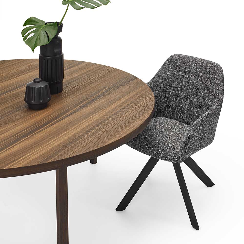 Houten tafel Slim + Round afbeelding