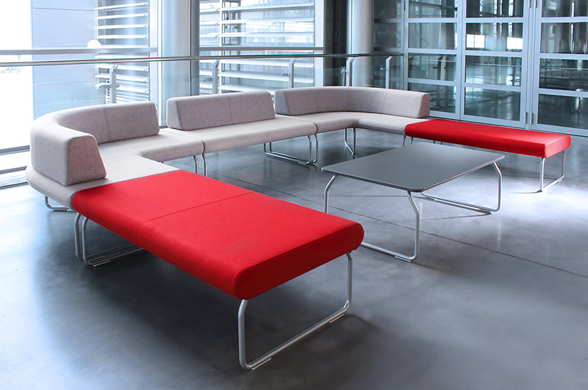 Modulaire zitbank Legvan afbeelding