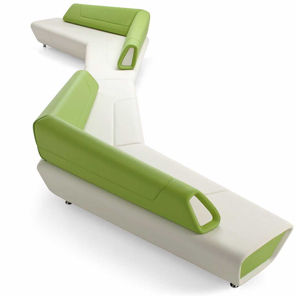 Wachtkamerbank Kaleido afbeelding